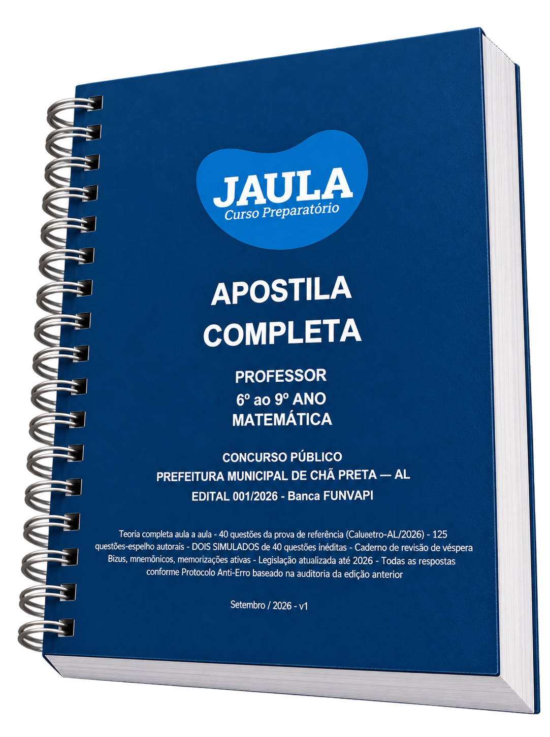 Imagem do curso: APOSTILA - PREFEITURA DE CHÃ PRETA /AL - PROFESSOR DE MATEMÁTICA