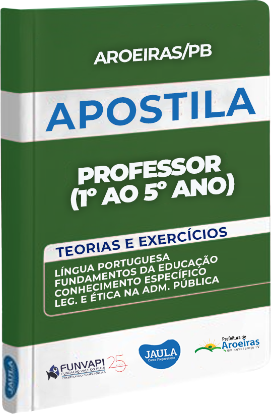 PROFESSOR 1º AO 5º ANO - AROEIRAS / FUNVAPI